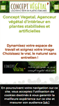 Mobile Screenshot of concept-vegetal.com